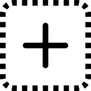 Plus Square Dotted Icon from Bootstrap Set