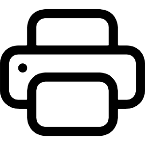 Printer Icon from Bootstrap Set