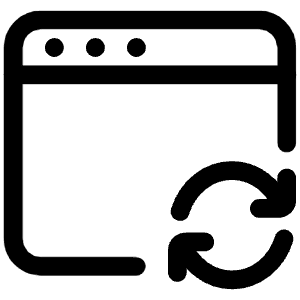 Reload Window Icon from Iconoir Regular Set