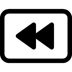 Rewind Btn Icon from Bootstrap Set