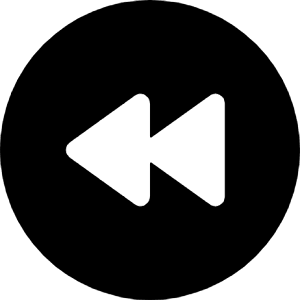 Rewind Circle Fill Icon from Bootstrap Set