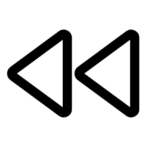 Rewind Icon from Iconoir Regular Set