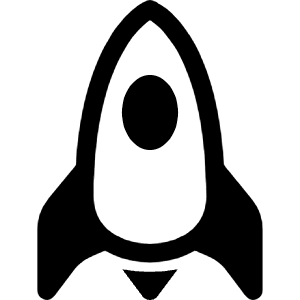Rocket Icon from Bootstrap Set