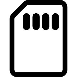 Sd Card Icon from Bootstrap Set