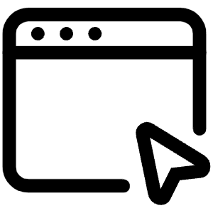 Select Window Icon from Iconoir Regular Set