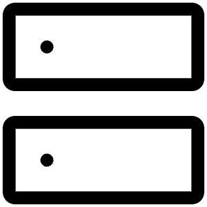 Server Icon from Iconoir Regular Set