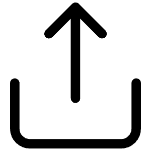 Share Ios Icon from Iconoir Regular Set