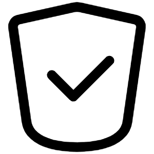 Shield Check Icon from Iconoir Regular Set