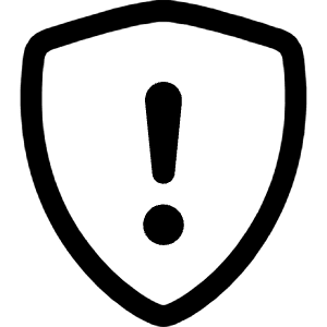 Shield Exclamation Icon from Bootstrap Set