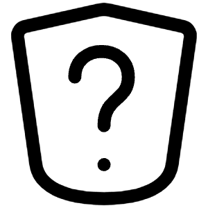 Shield Question Icon from Iconoir Regular Set