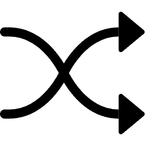 Shuffle Icon from Bootstrap Set