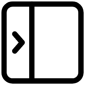 Sidebar Expand Icon from Iconoir Regular Set