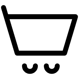 Simple Cart Icon from Iconoir Regular Set