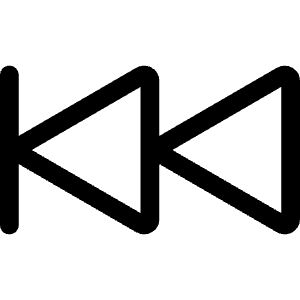 Skip Backward Icon from Bootstrap Set