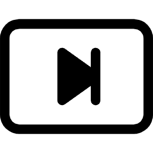 Skip End Btn Icon from Bootstrap Set