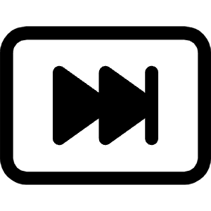 Skip Forward Btn Icon from Bootstrap Set