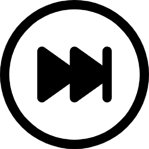 Skip Forward Circle Icon from Bootstrap Set