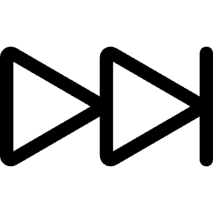 Skip Forward Icon from Bootstrap Set