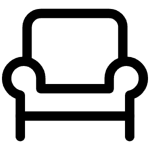 Sleeper Chair Icon from Iconoir Regular Set