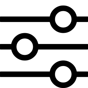 Sliders Icon from Bootstrap Set