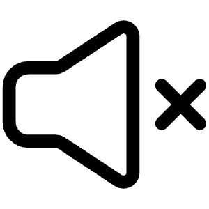 Sound Off Icon from Iconoir Regular Set