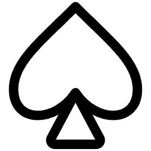 Spades Icon from Iconoir Regular Set