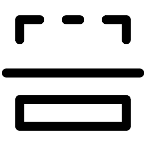Split Area Icon from Iconoir Regular Set