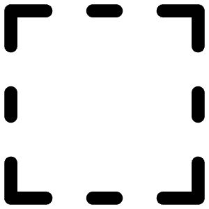 Square Dashed Icon from Iconoir Regular Set