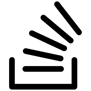 Stackoverflow Icon from Iconoir Regular Set