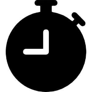 Stopwatch Fill Icon from Bootstrap Set