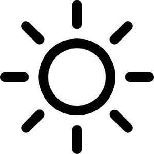 Sun Icon from Bootstrap Set