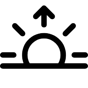 Sunrise Icon from Bootstrap Set