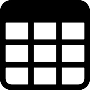 Table Icon from Bootstrap Set