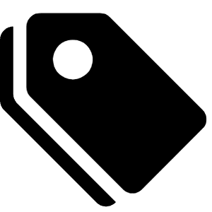 Tags Fill Icon from Bootstrap Set