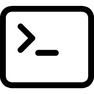 Terminal Icon from Bootstrap Set