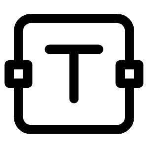 Text Box Icon from Iconoir Regular Set