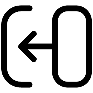 Transition Left Icon from Iconoir Regular Set