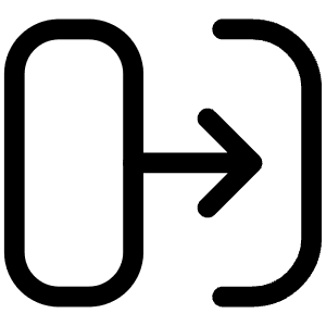 Transition Right Icon from Iconoir Regular Set