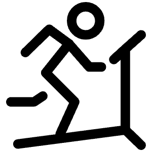 Treadmill Icon from Iconoir Regular Set