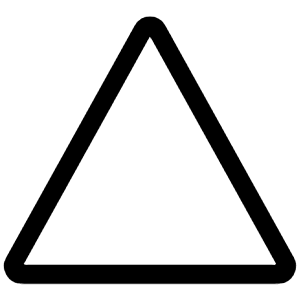 Triangle Icon from Iconoir Regular Set