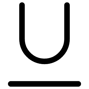 Underline Icon from Iconoir Regular Set