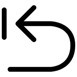 Undo Action Icon from Iconoir Regular Set