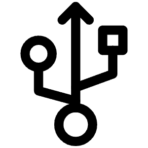 Usb Icon from Iconoir Regular Set