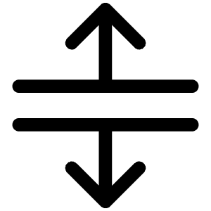Vertical Split Icon from Iconoir Regular Set