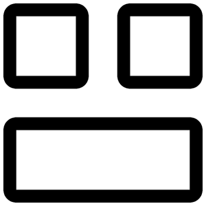 View Structure Down Icon from Iconoir Regular Set