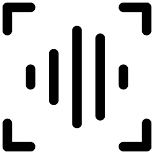 Voice Scan Icon from Iconoir Regular Set
