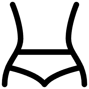 Waist Icon from Iconoir Regular Set