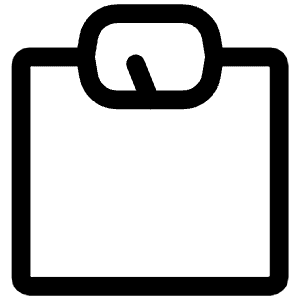 Weight Icon from Iconoir Regular Set