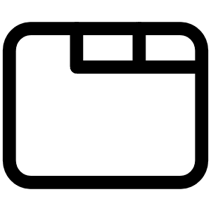 Window Tabs Icon from Iconoir Regular Set