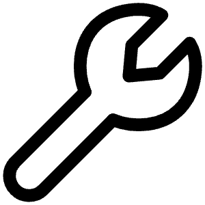 Wrench Icon from Iconoir Regular Set